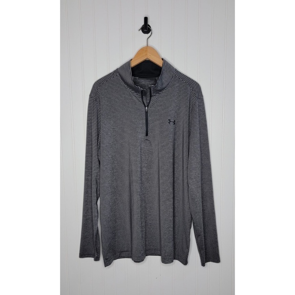 Under Armour‎ Men's Size XL 1/4 Zip Athletic Long sleeve Pullover Loose Fit
